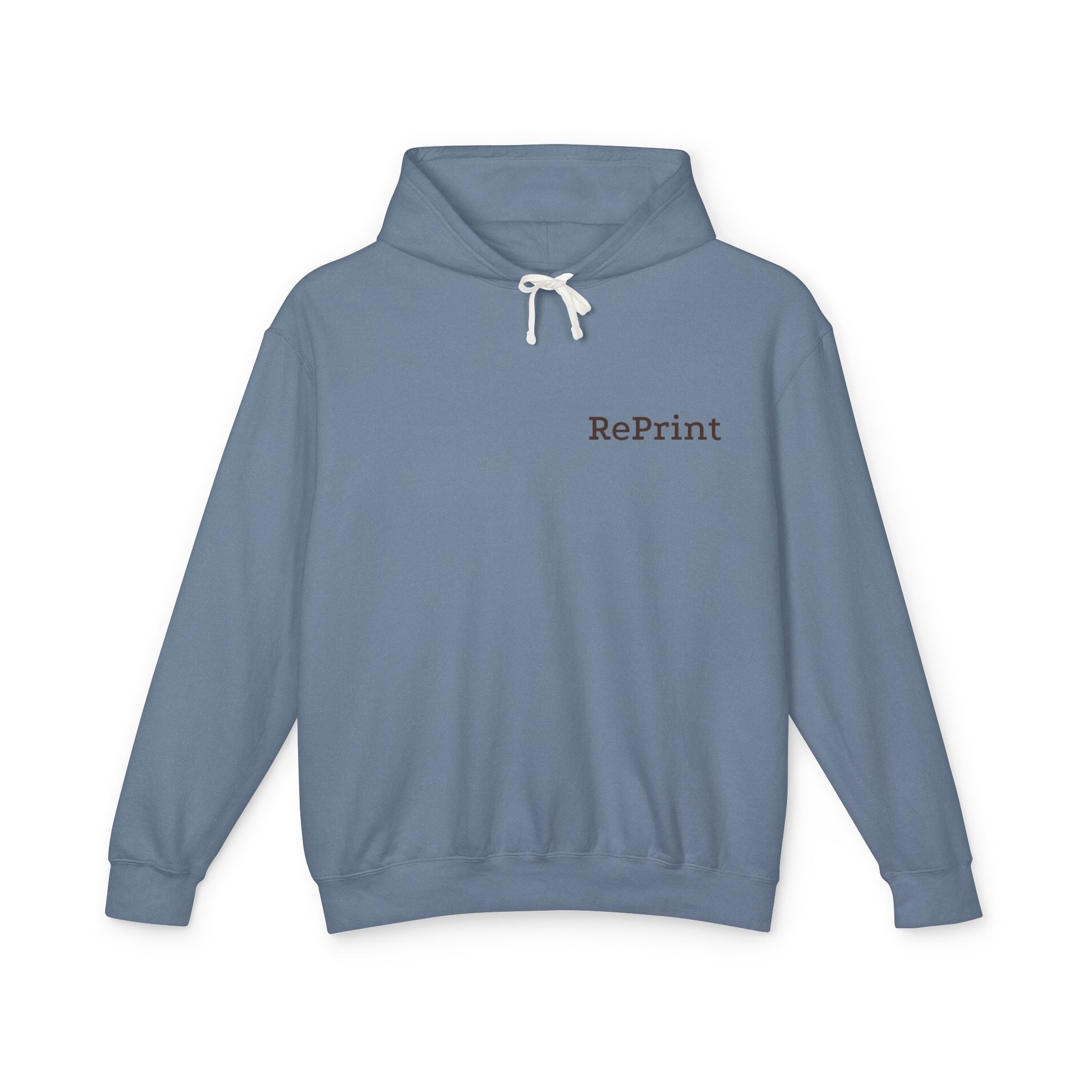 RePrint Unisex Lightweight Hooded Sweatshirt