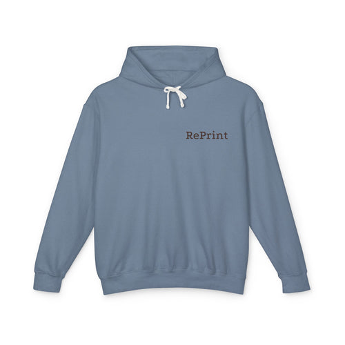 RePrint Unisex Lightweight Hooded Sweatshirt