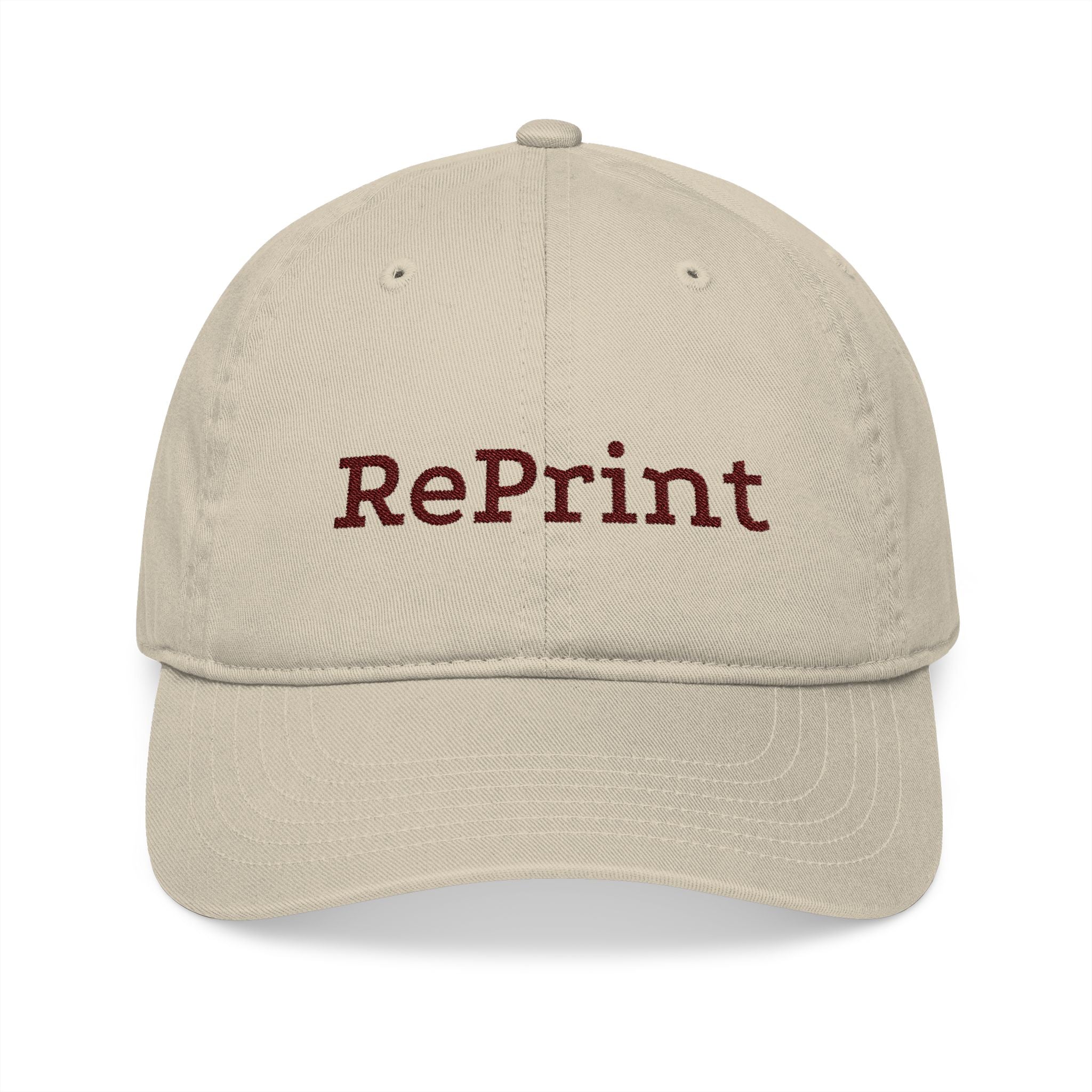 Organic Baseball Cap (Embroidery)
