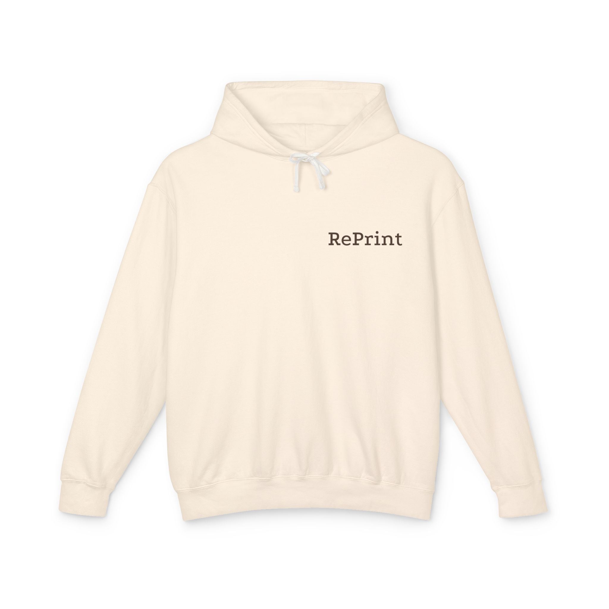 RePrint Unisex Lightweight Hooded Sweatshirt